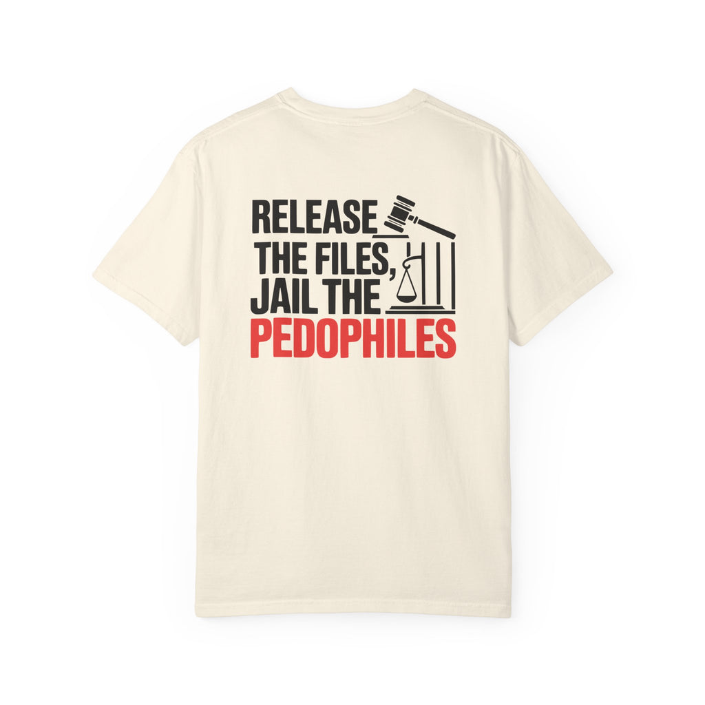 Activist T-Shirt - I Stand with Virginia Giuffre and Release the Files Jail the Pedophiles