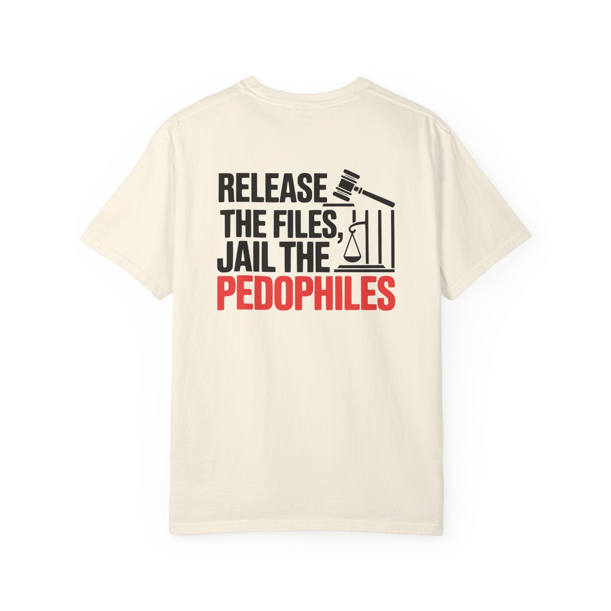Activist T-Shirt - I Stand with Virginia Giuffre and Release the Files Jail the Pedophiles