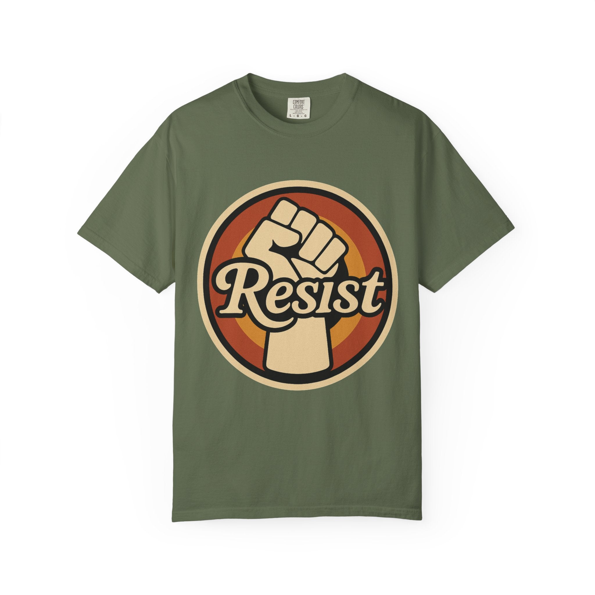 Resist Unisex T-shirt - Garment-Dyed Graphic Tee