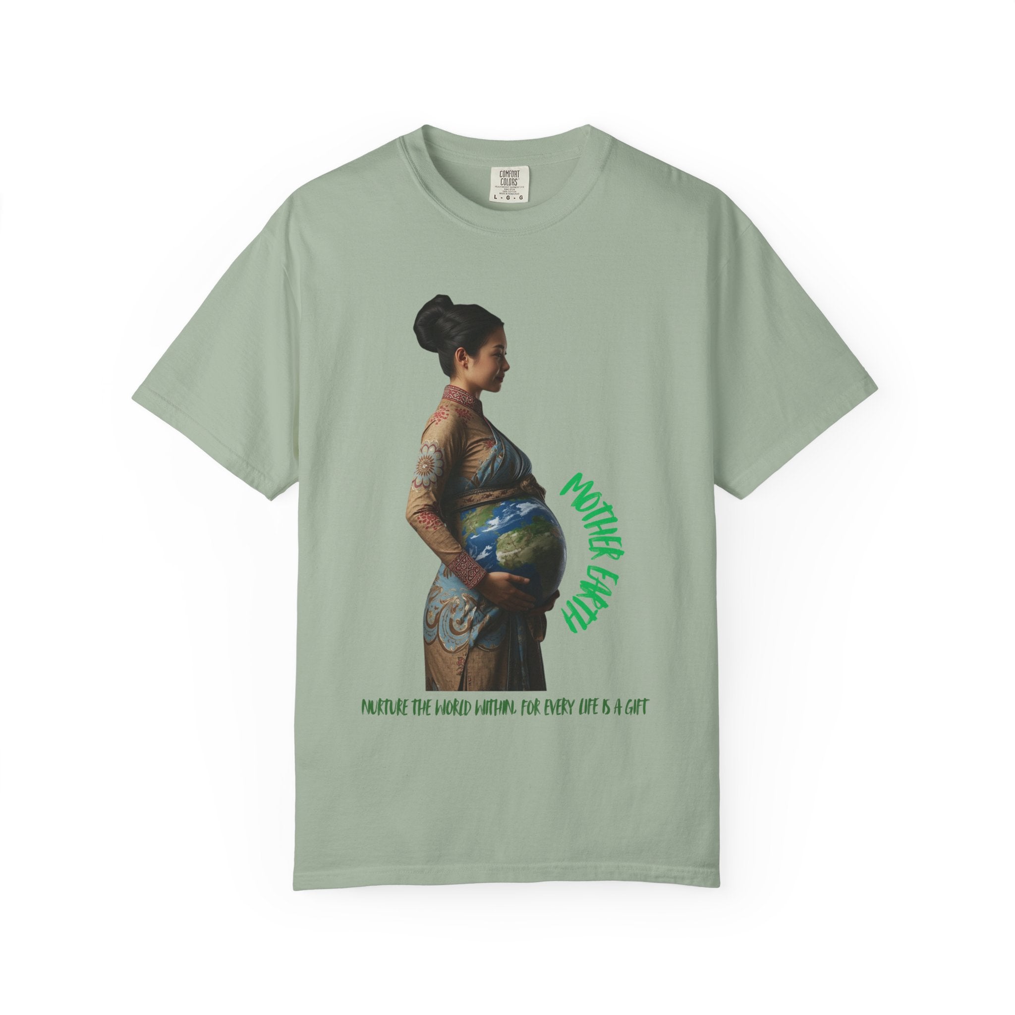Mother Earth Nature Shirt The World Within Every Life Is a Gift T Shirt Eco Friendly Nature Lover Tee Environmental Graphic Tee