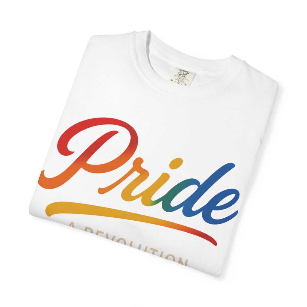 Pride A Revolution of Love T-Shirt LGBTQ Equality Tee Activist Pride Top Rainbow Graphic Tee