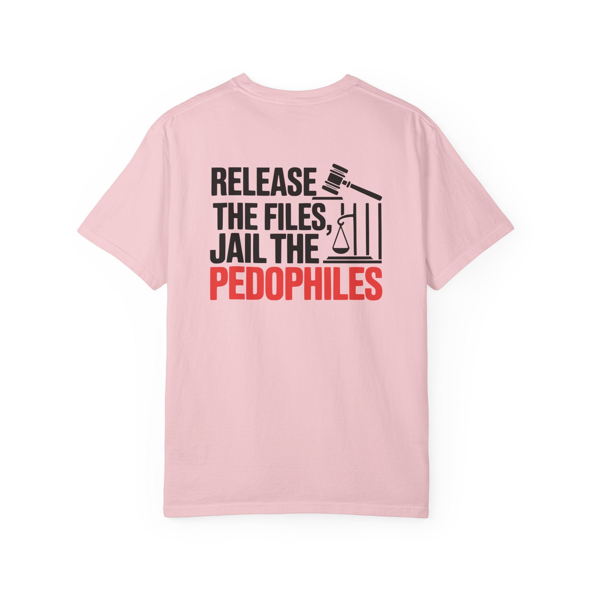 Activist T-Shirt - I Stand with Virginia Giuffre and Release the Files Jail the Pedophiles