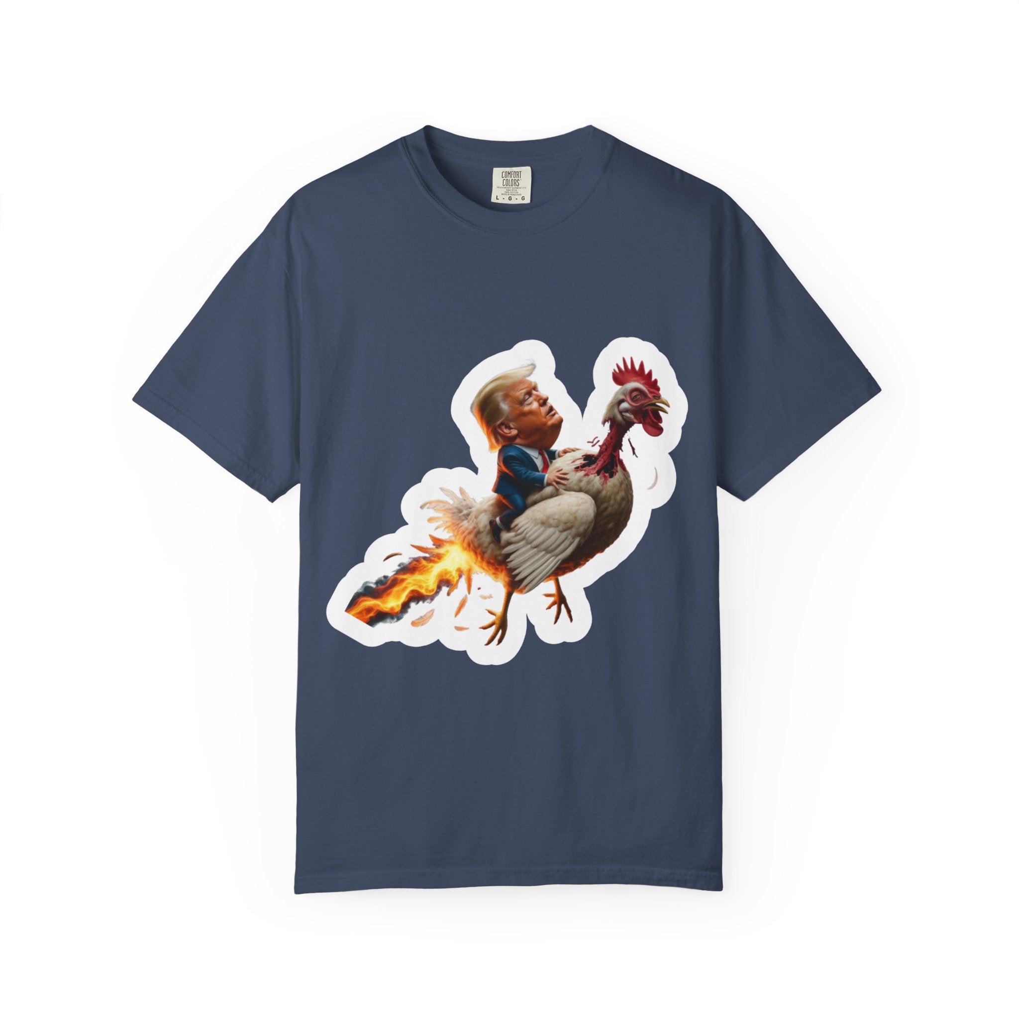 Trump on a Chicken T-Shirt - Unisex