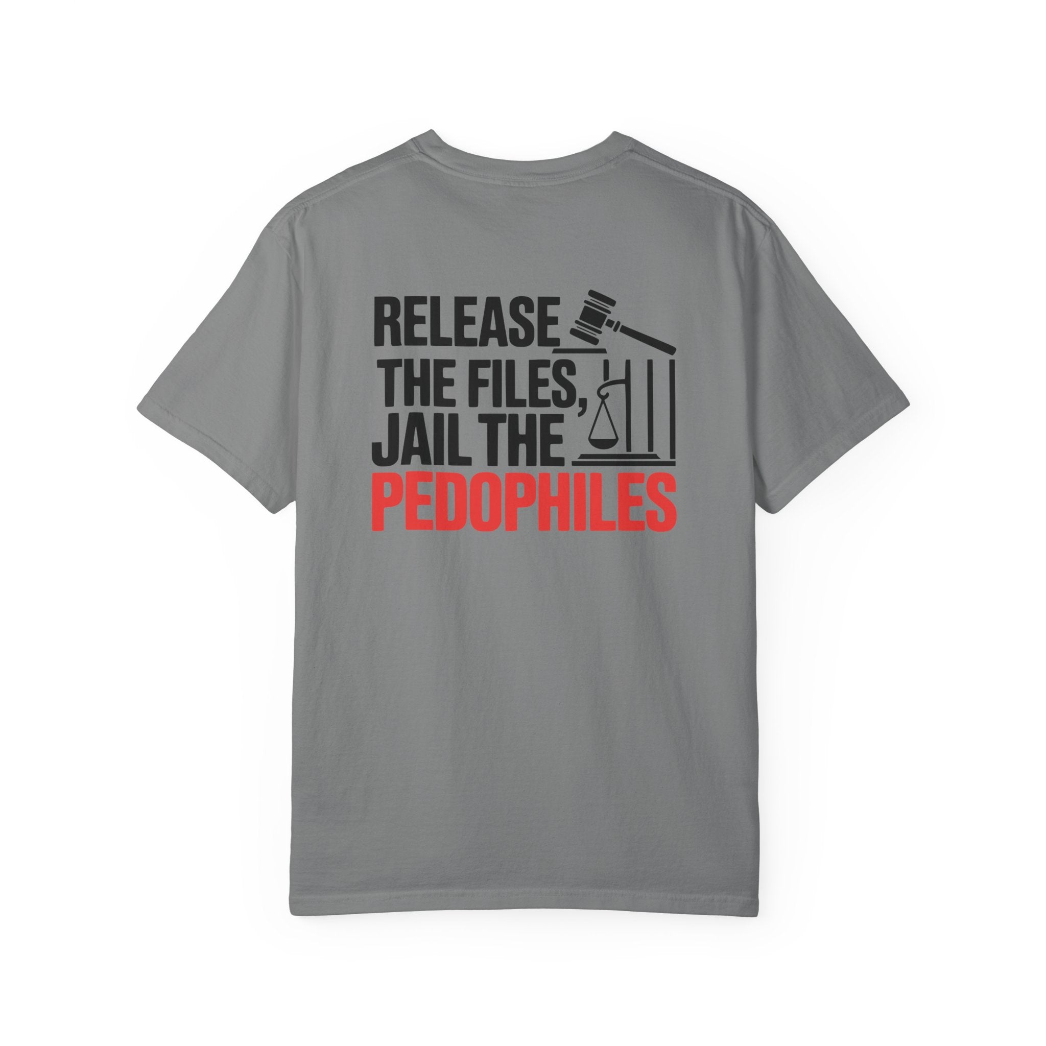 Activist T-Shirt - I Stand with Virginia Giuffre and Release the Files Jail the Pedophiles