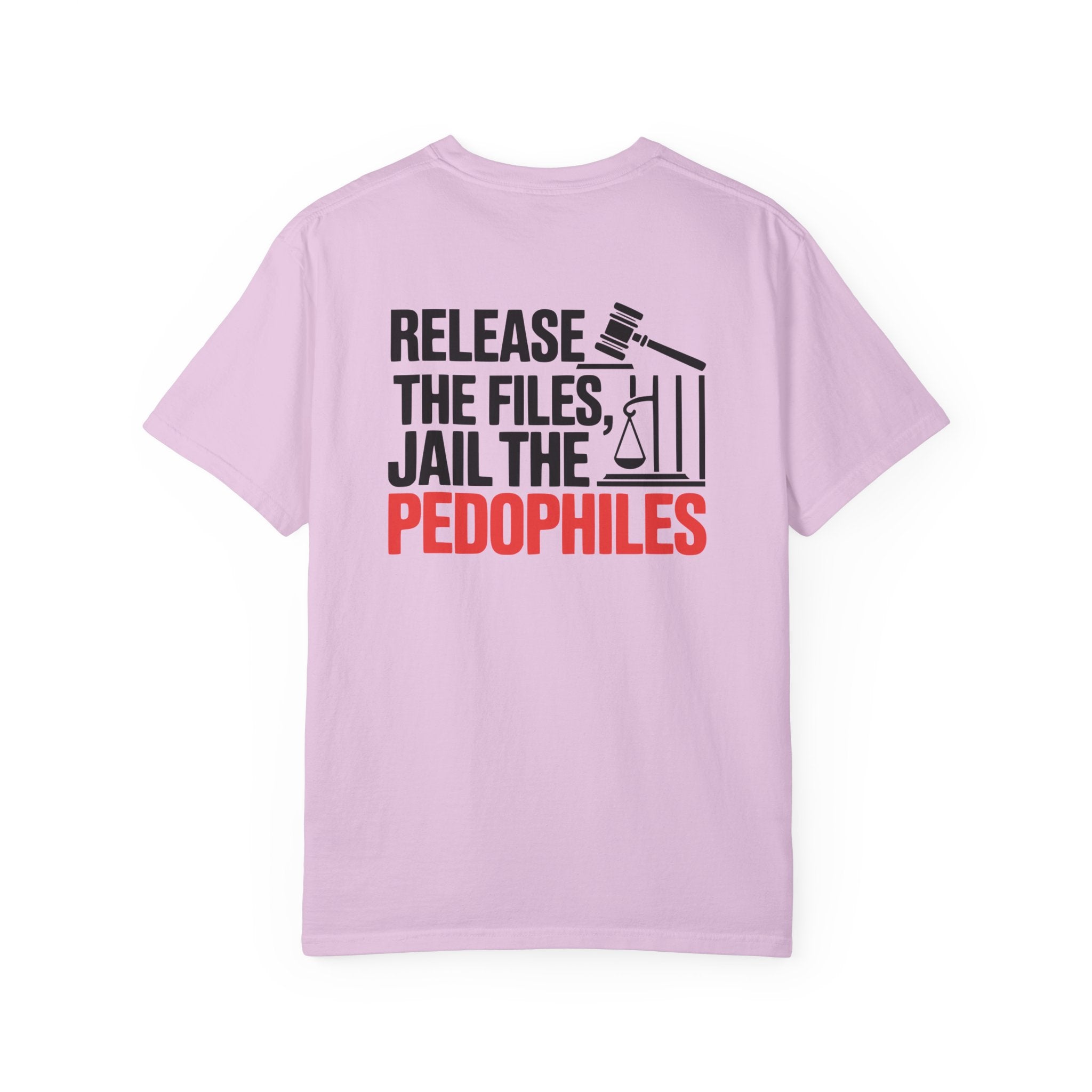 Activist T-Shirt - I Stand with Virginia Giuffre and Release the Files Jail the Pedophiles