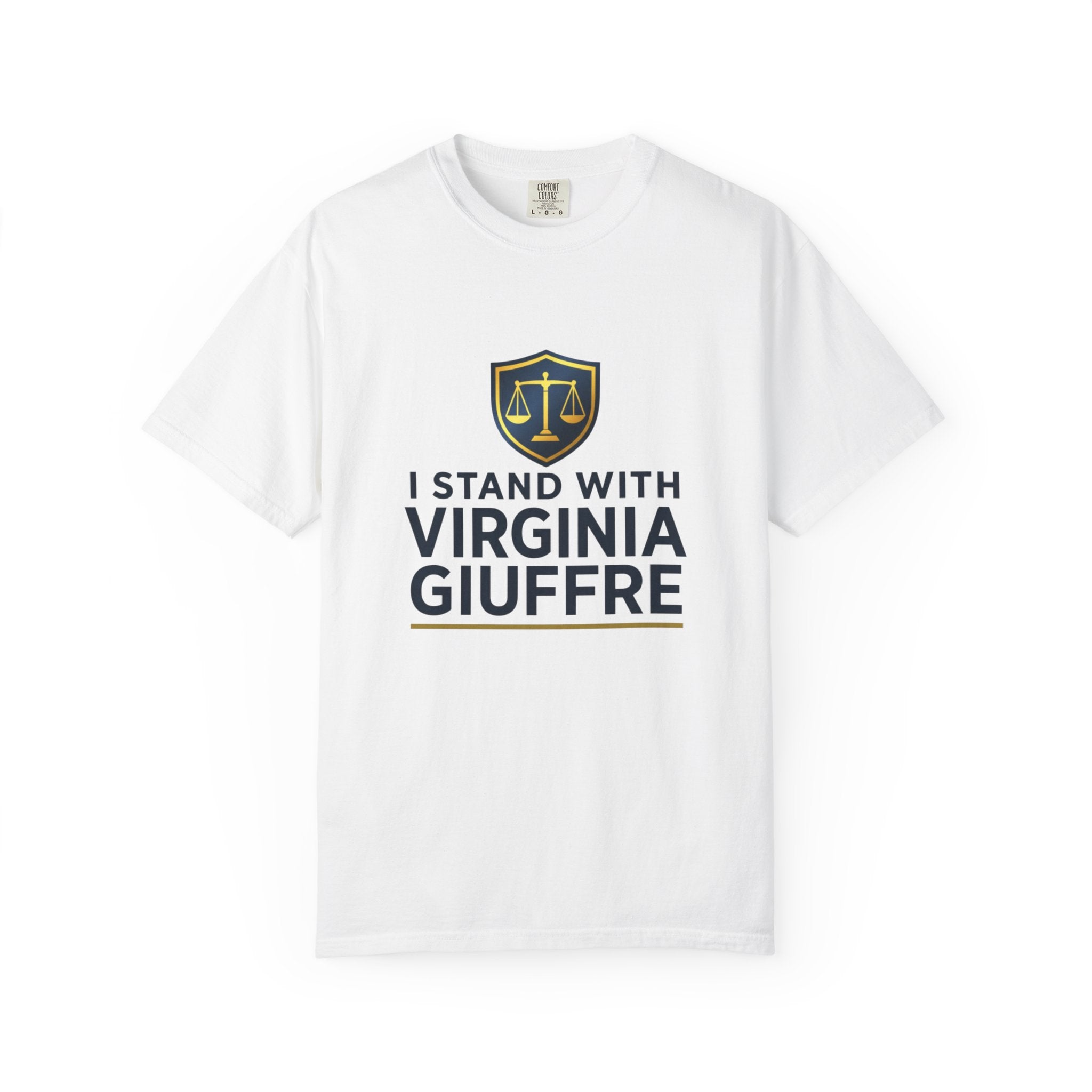Activist T-Shirt - I Stand with Virginia Giuffre and Release the Files Jail the Pedophiles