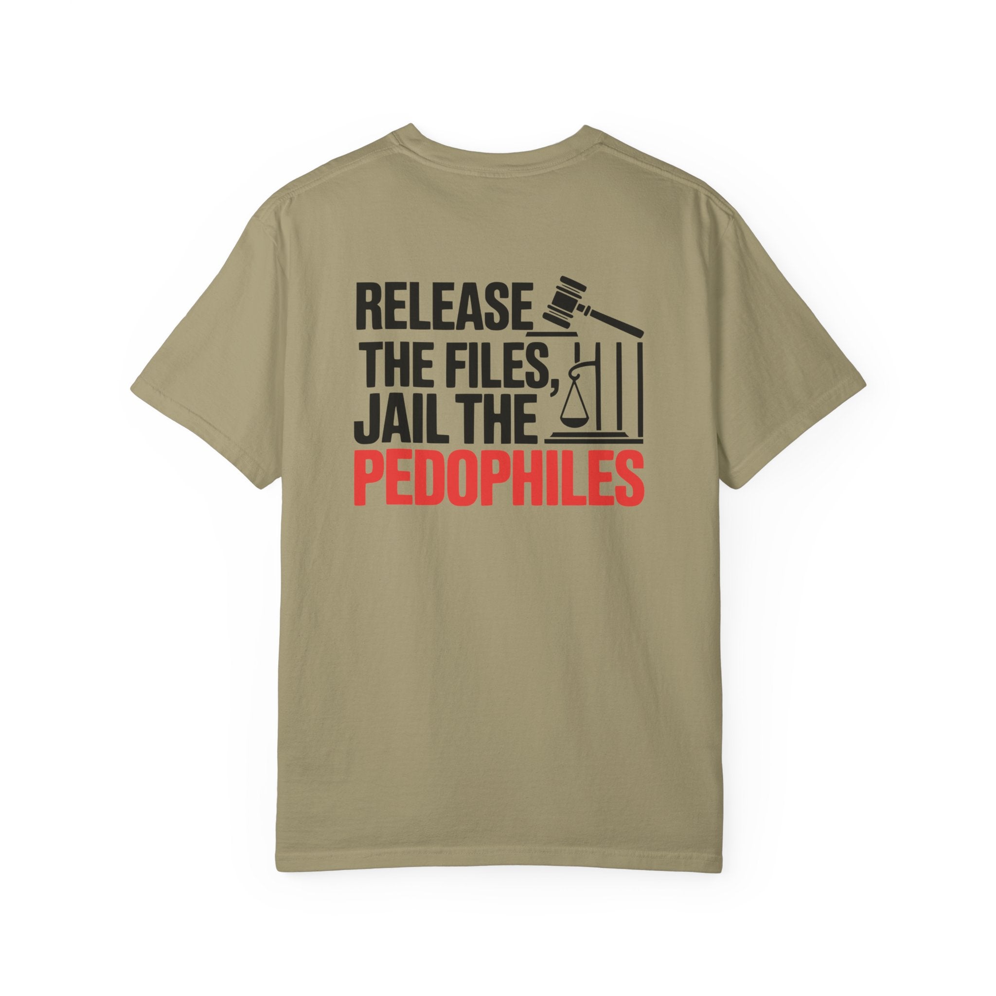 Activist T-Shirt - I Stand with Virginia Giuffre and Release the Files Jail the Pedophiles