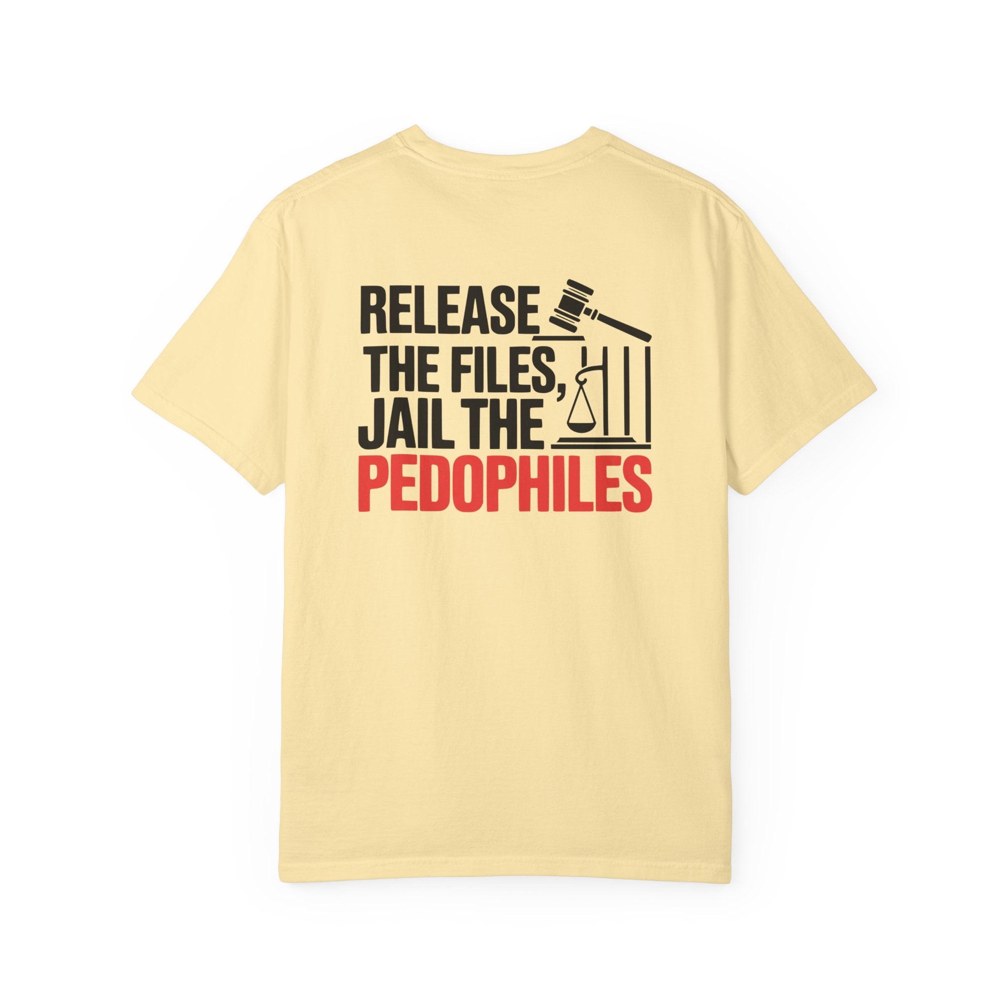 Activist T-Shirt - I Stand with Virginia Giuffre and Release the Files Jail the Pedophiles