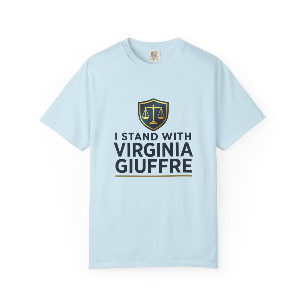 Activist T-Shirt - I Stand with Virginia Giuffre and Release the Files Jail the Pedophiles