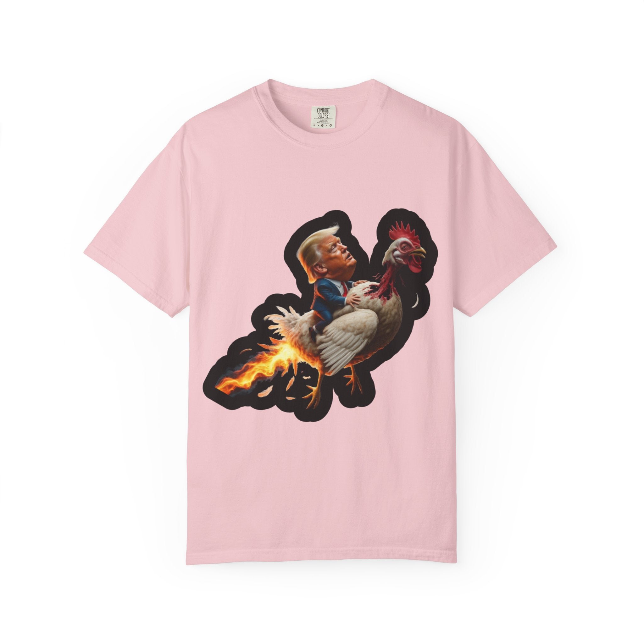 Trump on a Chicken T-Shirt - Unisex