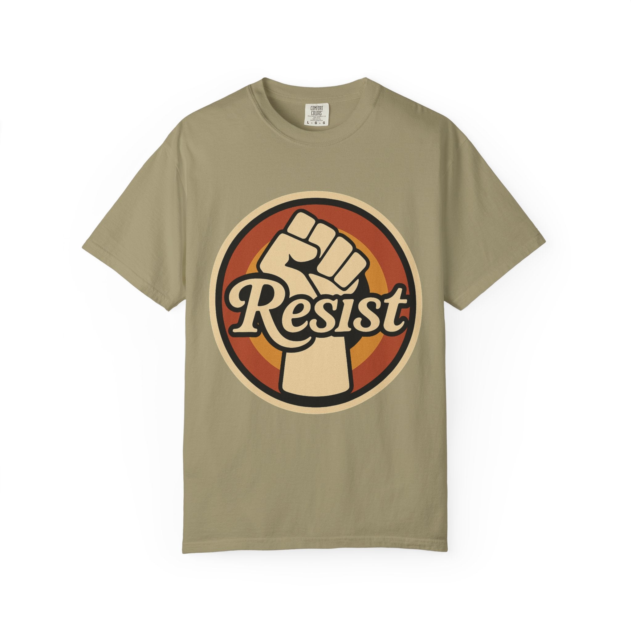 Resist Unisex T-shirt - Garment-Dyed Graphic Tee