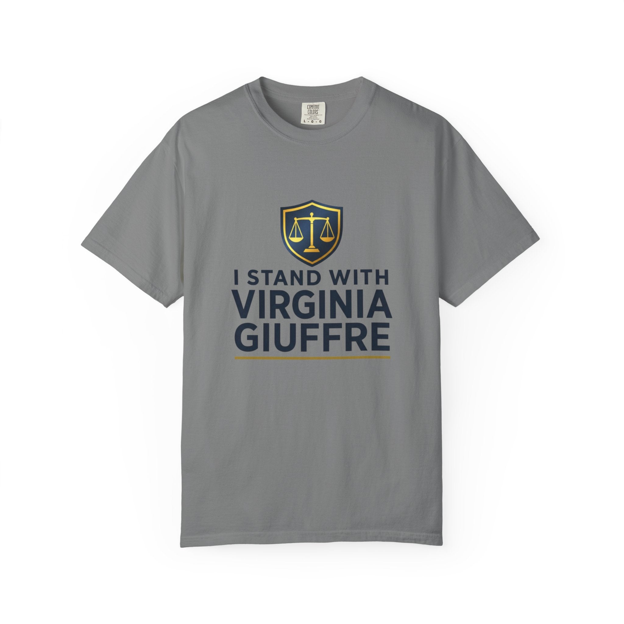 Activist T-Shirt - I Stand with Virginia Giuffre and Release the Files Jail the Pedophiles