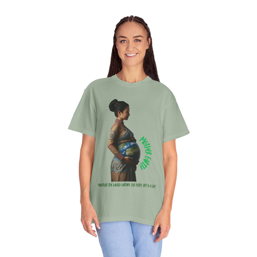Mother Earth Nature Shirt The World Within Every Life Is a Gift T Shirt Eco Friendly Nature Lover Tee Environmental Graphic Tee