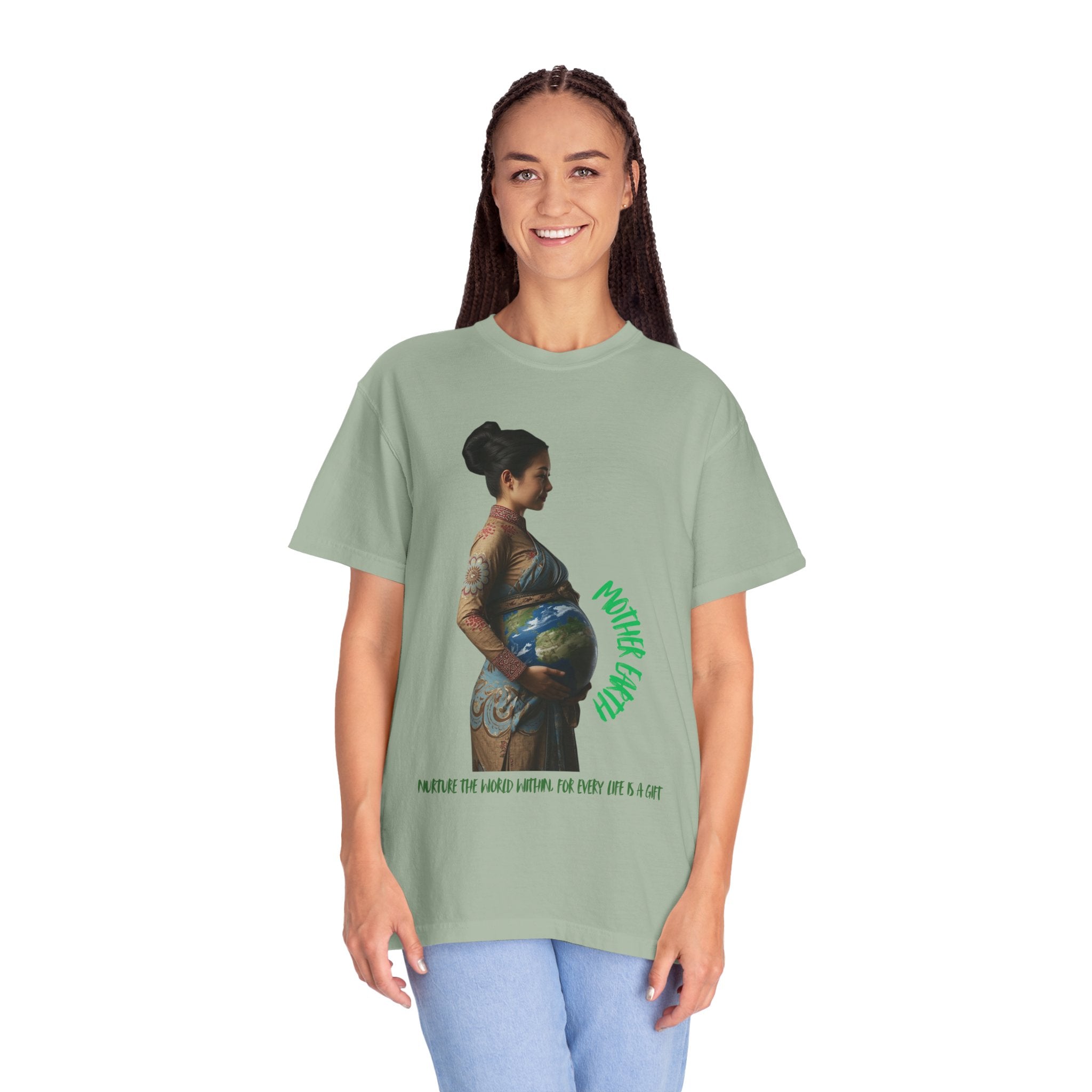 Mother Earth Nature Shirt The World Within Every Life Is a Gift T Shirt Eco Friendly Nature Lover Tee Environmental Graphic Tee