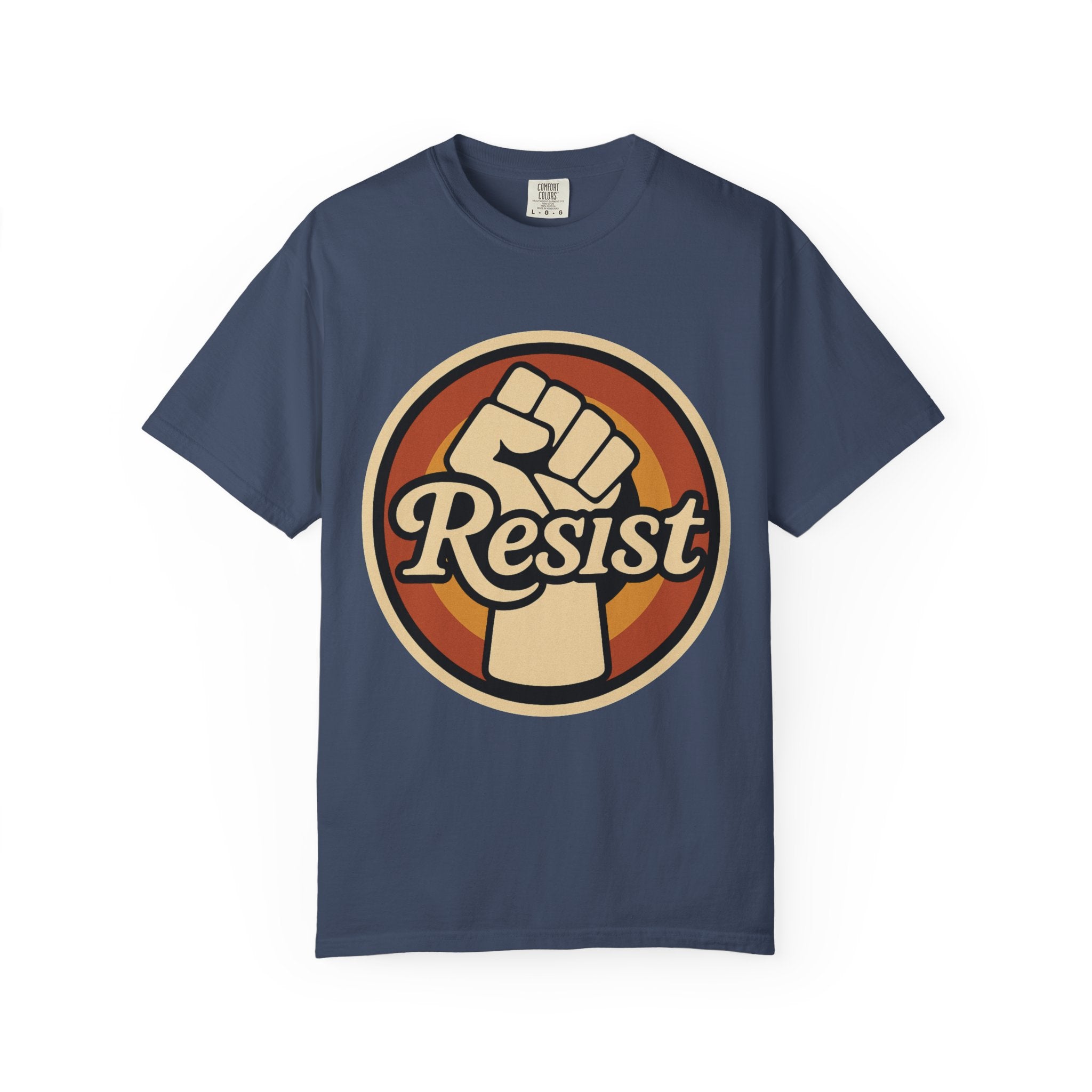 Resist Unisex T-shirt - Garment-Dyed Graphic Tee