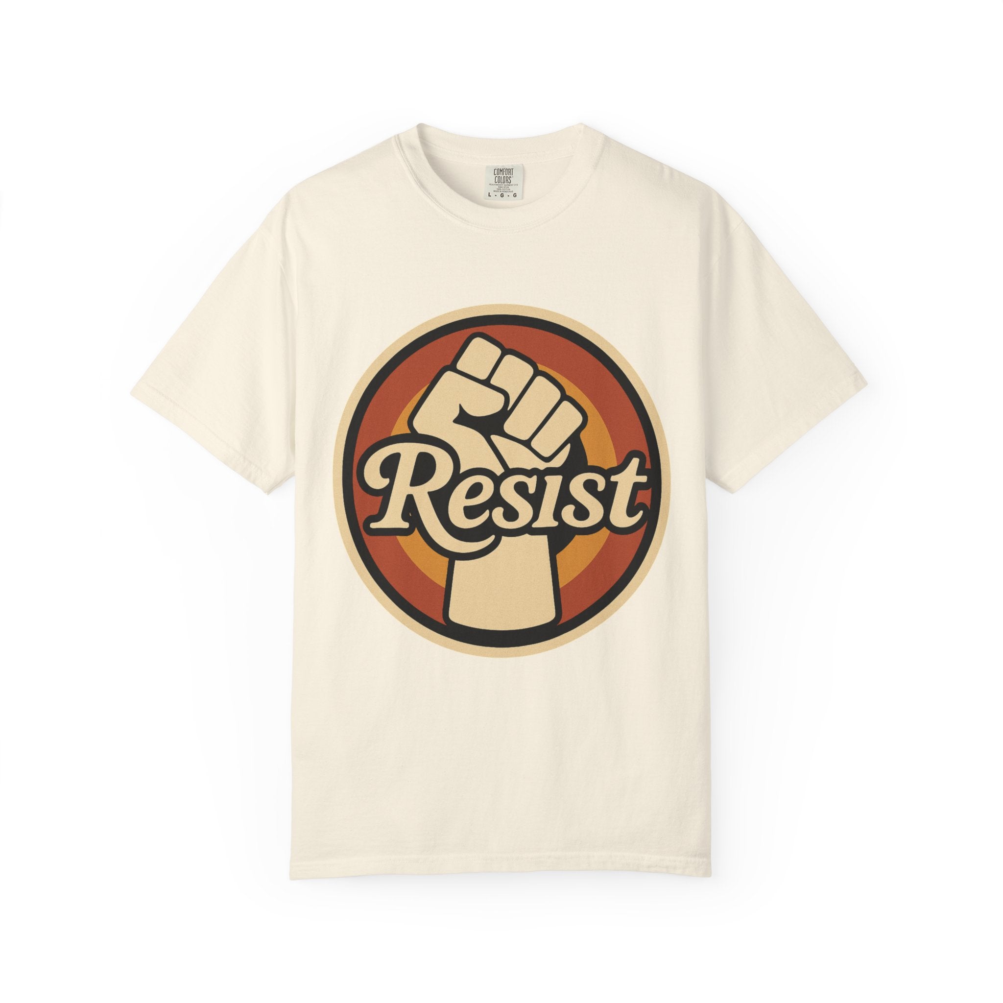 Resist Unisex T-shirt - Garment-Dyed Graphic Tee