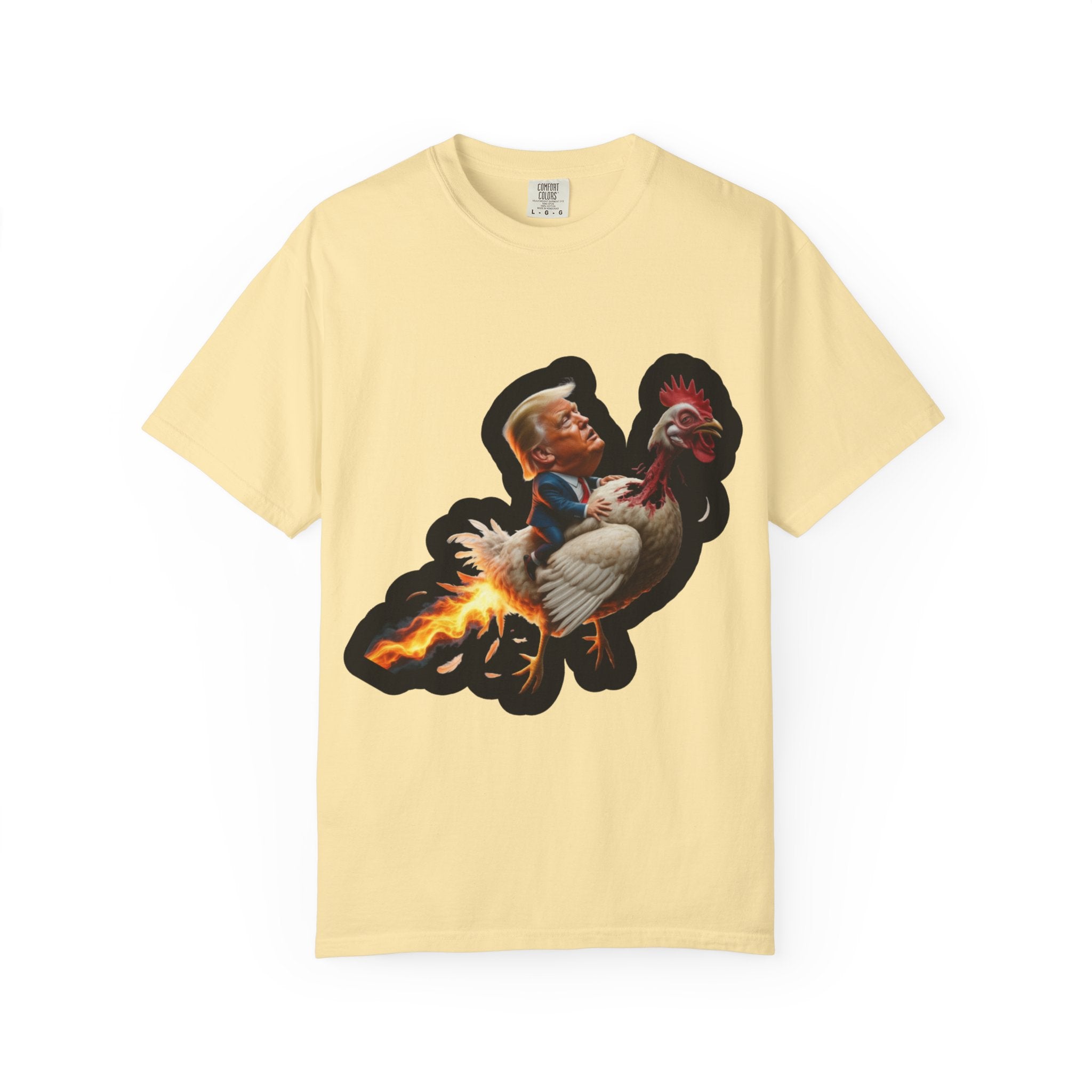 Trump on a Chicken T-Shirt - Unisex