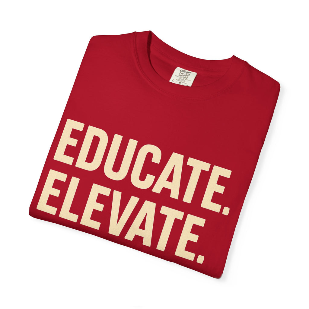 Educate Elevate and Eradicate Hate Shirt Pride Equality T-Shirt Activist Justice Tee LGBTQ Awareness Graphic Tee