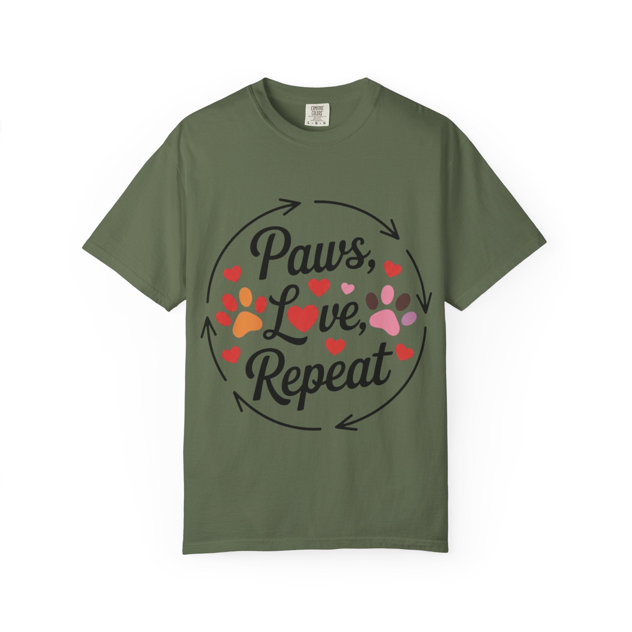Paws Love Repeat T-Shirt
