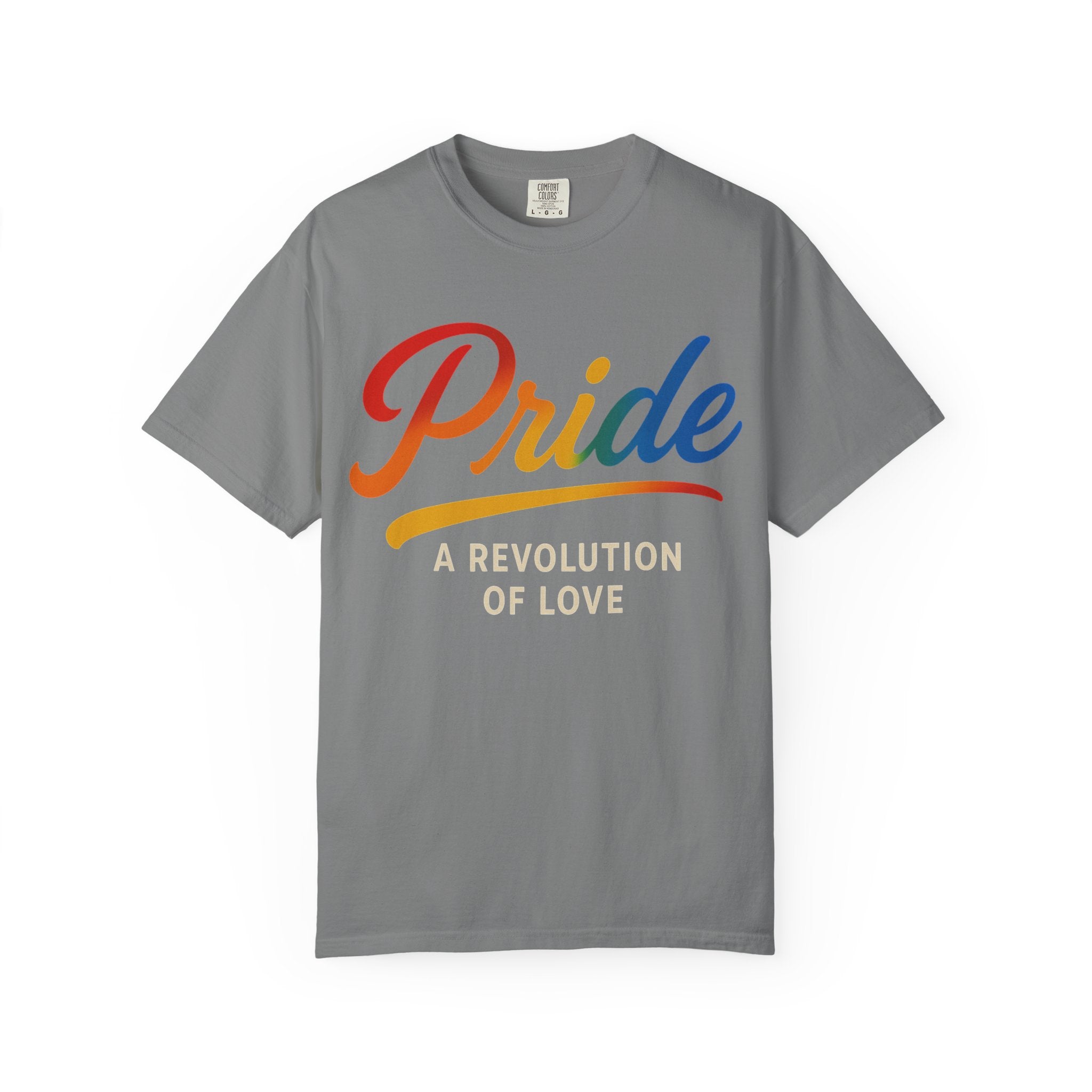 Pride A Revolution of Love T-Shirt LGBTQ Equality Tee Activist Pride Top Rainbow Graphic Tee