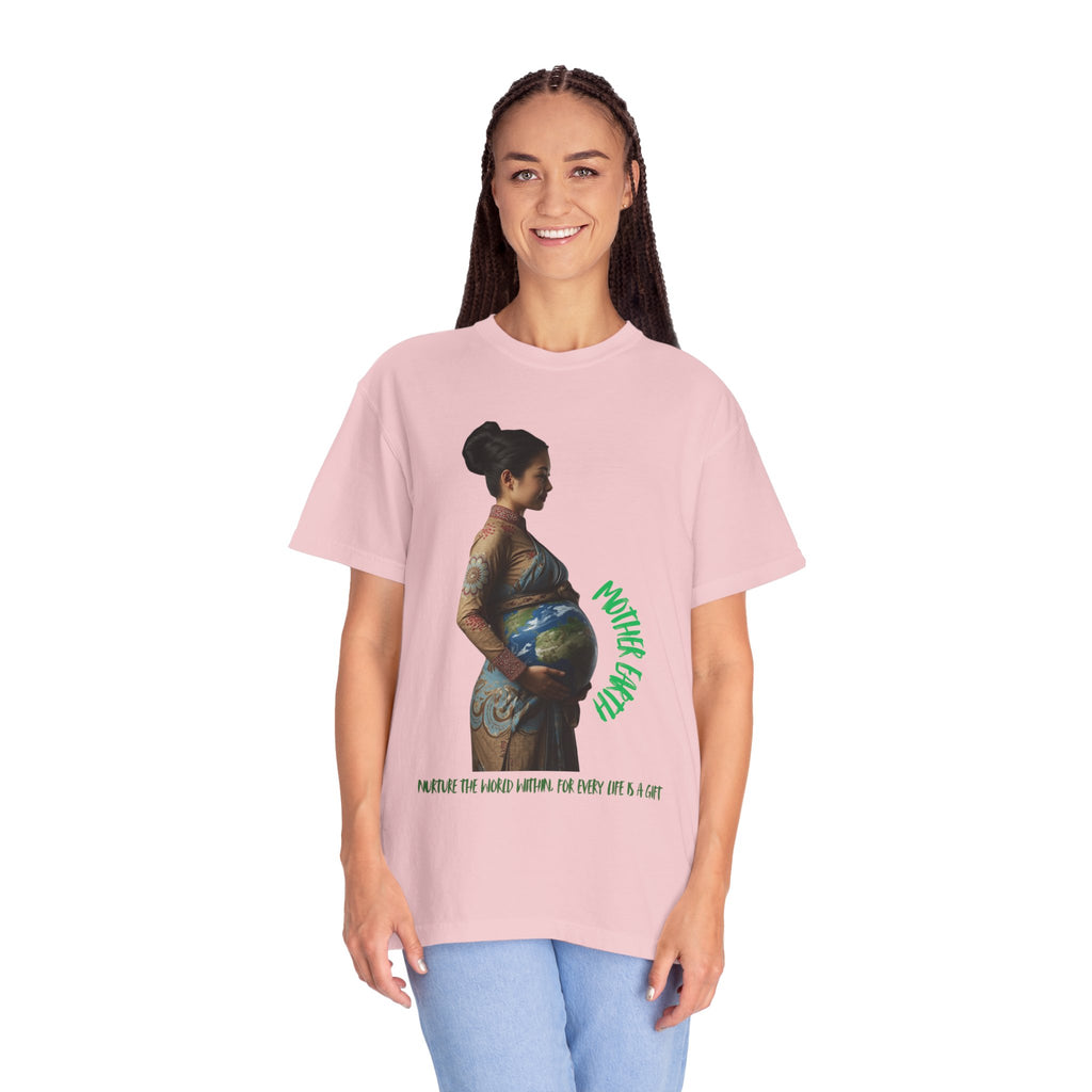 Mother Earth Nature Shirt The World Within Every Life Is a Gift T Shirt Eco Friendly Nature Lover Tee Environmental Graphic Tee