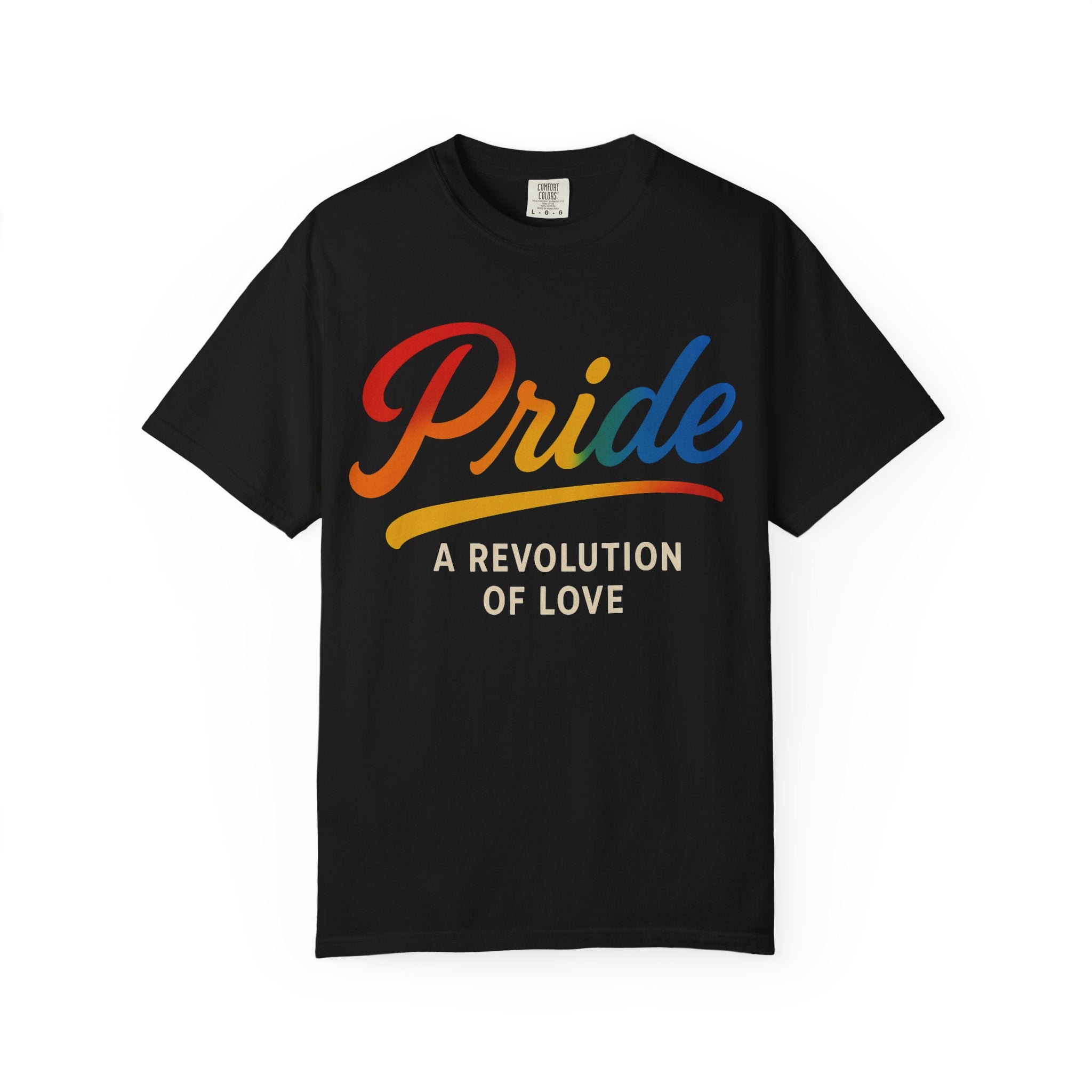 Pride A Revolution of Love T-Shirt LGBTQ Equality Tee Activist Pride Top Rainbow Graphic Tee