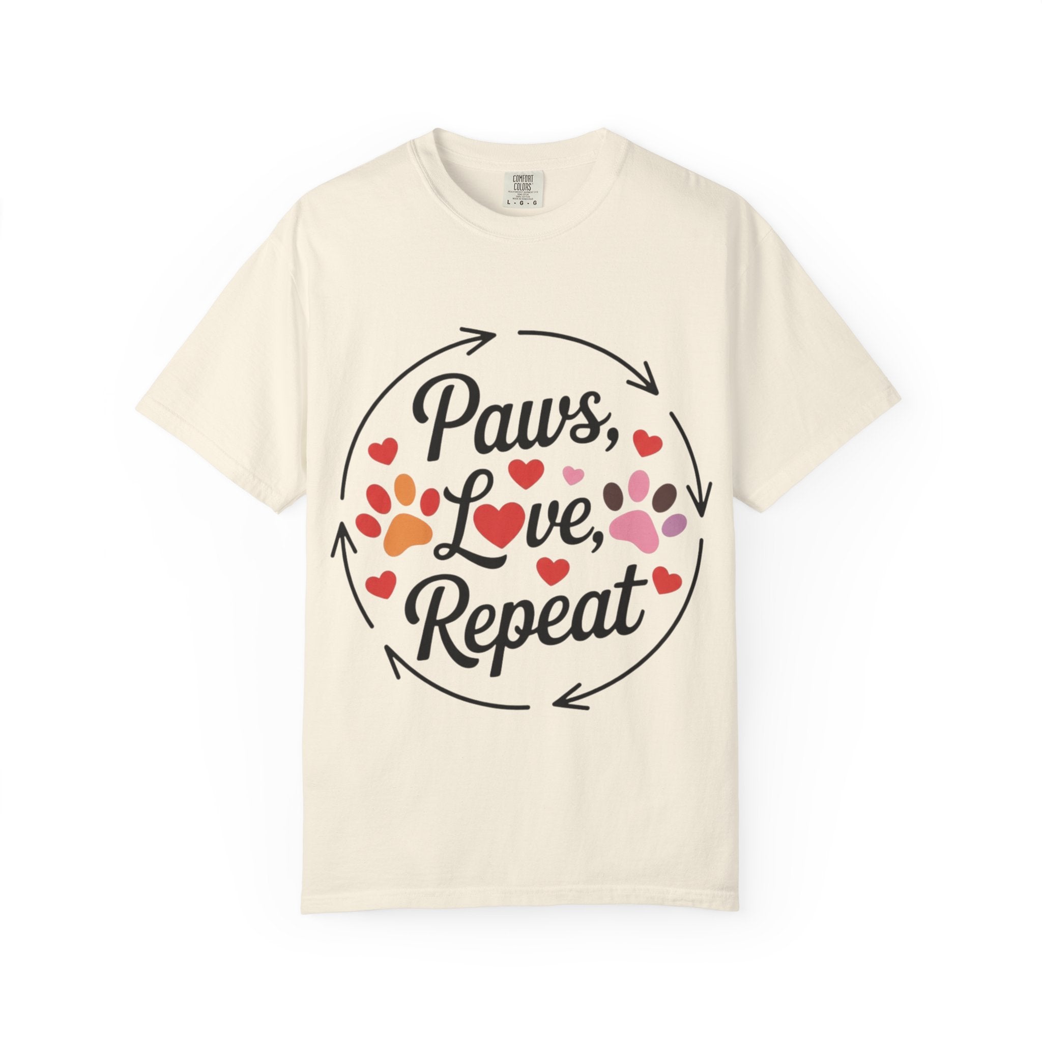 Paws Love Repeat T-Shirt