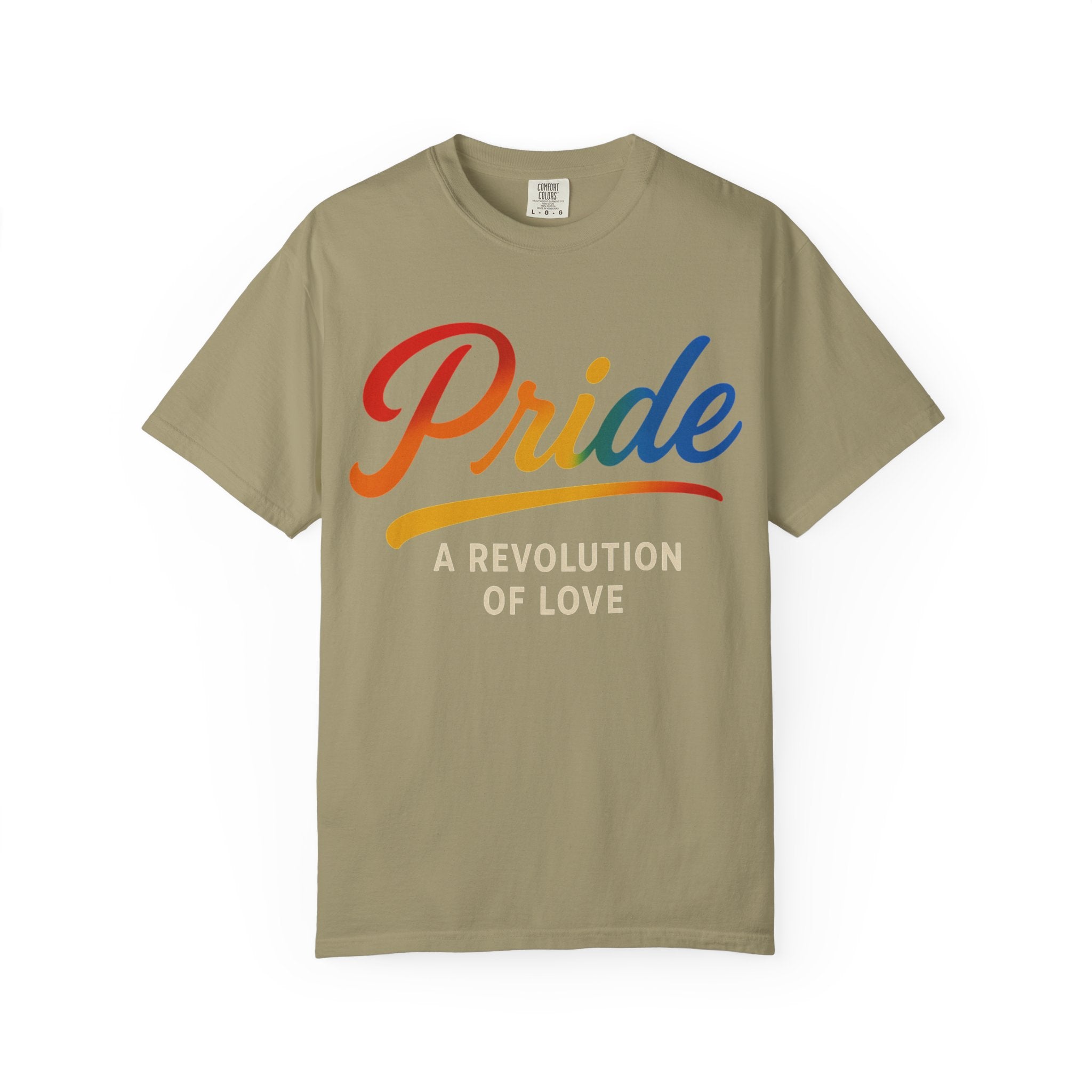 Pride A Revolution of Love T-Shirt LGBTQ Equality Tee Activist Pride Top Rainbow Graphic Tee