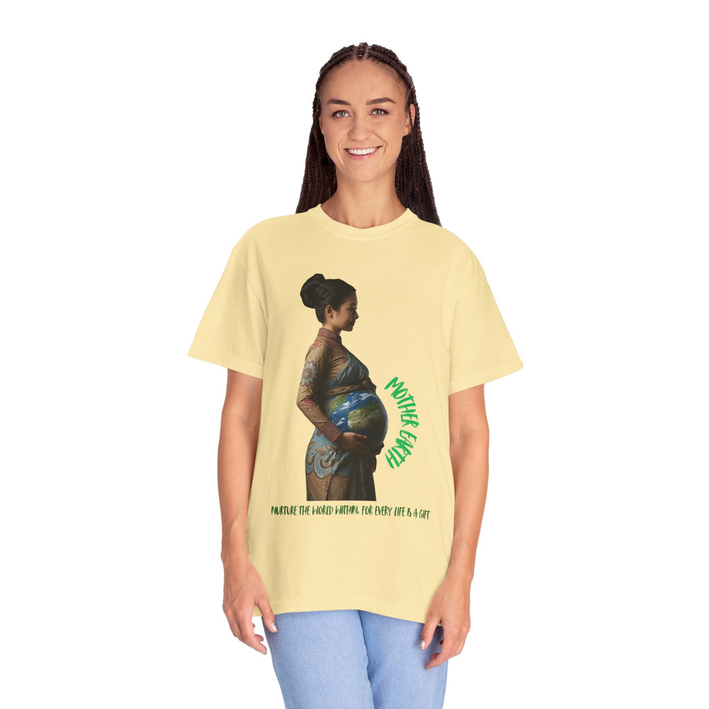 Mother Earth Nature Shirt The World Within Every Life Is a Gift T Shirt Eco Friendly Nature Lover Tee Environmental Graphic Tee