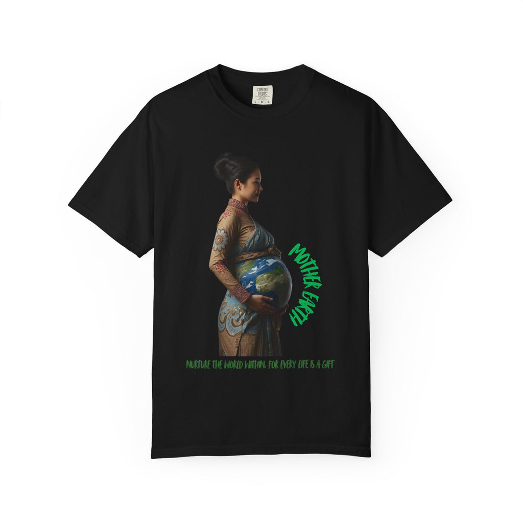 Mother Earth Nature Shirt The World Within Every Life Is a Gift T Shirt Eco Friendly Nature Lover Tee Environmental Graphic Tee