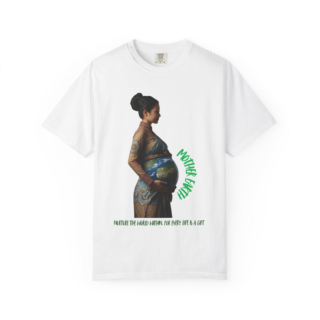 Mother Earth Nature Shirt The World Within Every Life Is a Gift T Shirt Eco Friendly Nature Lover Tee Environmental Graphic Tee