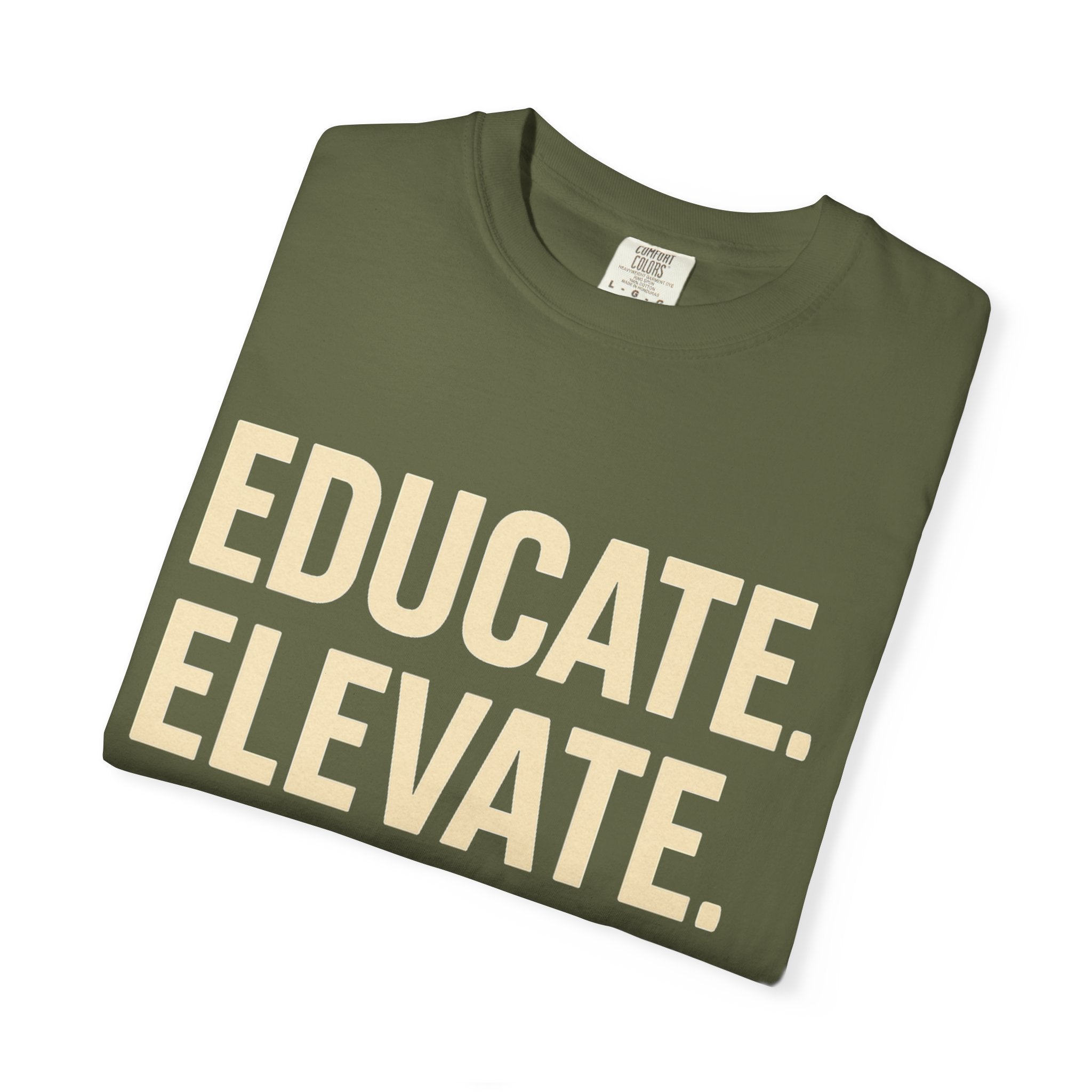 Educate Elevate and Eradicate Hate Shirt Pride Equality T-Shirt Activist Justice Tee LGBTQ Awareness Graphic Tee