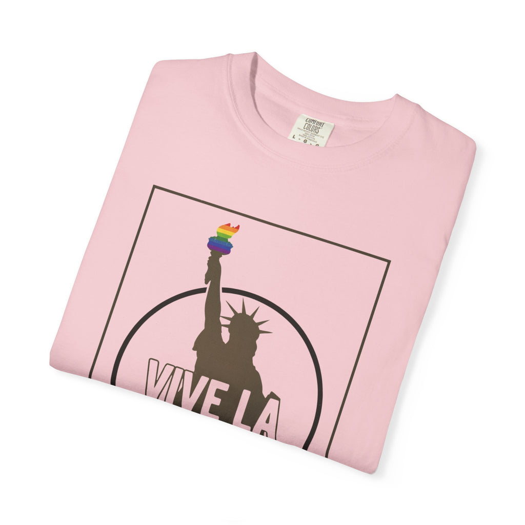 Vive La Revolution T-Shirt Pride Rainbow Activist Tee LGBTQ Equality Top Graphic Tee